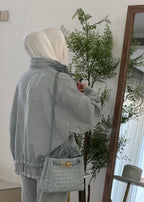 Linen denim